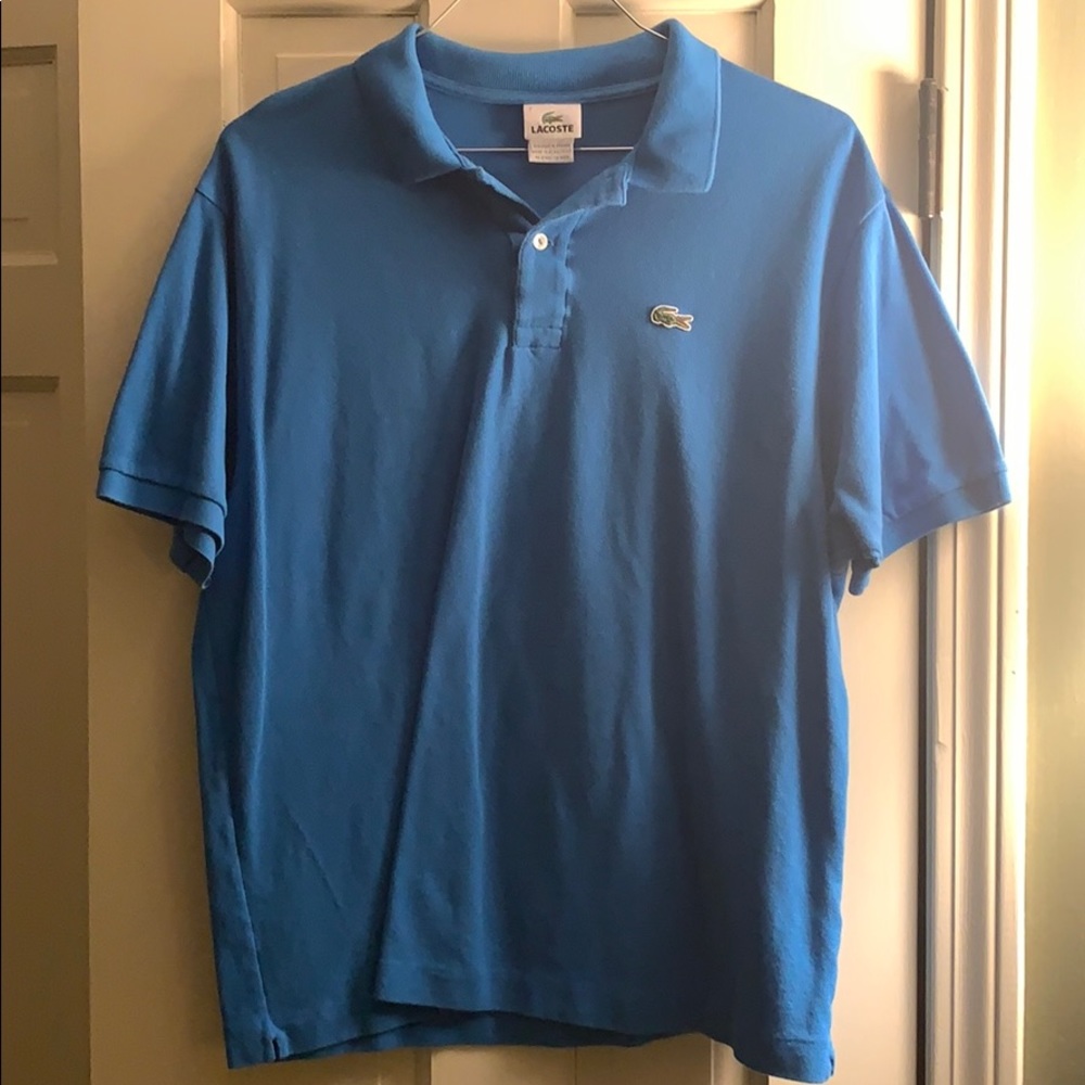 Lacoste Collar Shirt Blue Large (7)